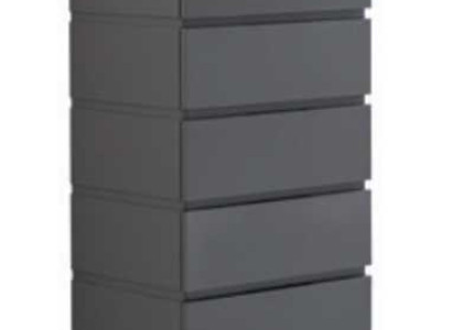 Chest of drawers Bedroom Wood Gray Modern design Chests of drawers Sideboard Furniture